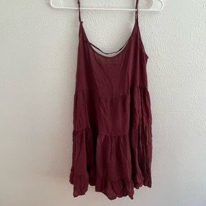 Maroon brandy Melville dress